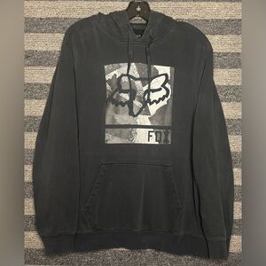 Fox BMX racing Motocross Black Hoodie Sweatshirt Men’s Large